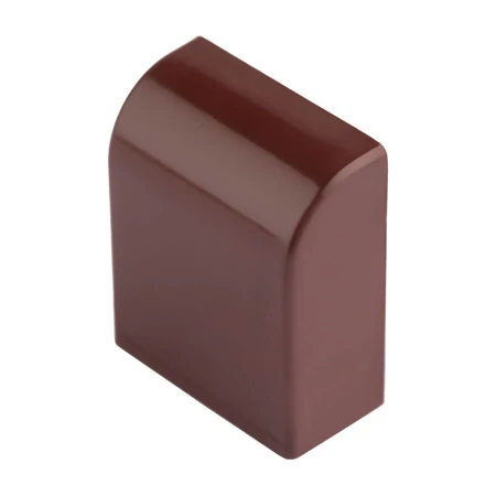 Заглушка (25х16) (4 шт) темное дерево EKF-Plast ecd-25-16x4