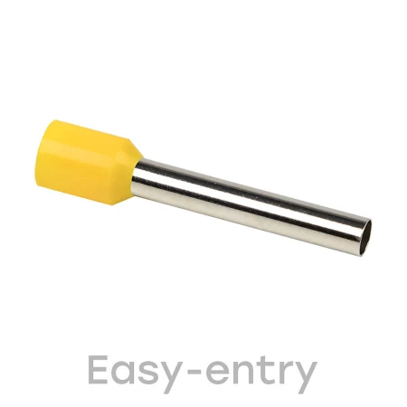 Наконечник штыревой втулочный изолированный НШвИ 6,0-24 (50шт.) EKF PROxima nhvi-6.0-24