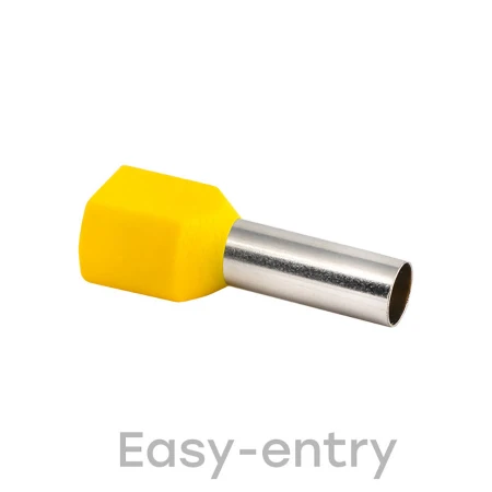 Наконечник штыревой втулочный изолированный НШвИ(2) 6,0-14 (50шт.) EKF PROxima nhvi2-6.0-14