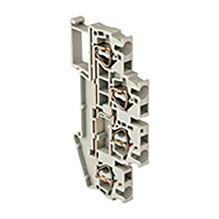 Колодка клеммная пружинная двойная JXB-ST-2.5 26А серая EKF PROxima plc-jxb-st-2.5-4-2