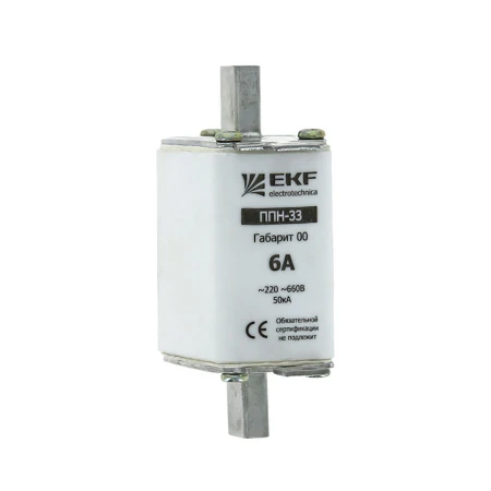Плавкая вставка ППН-33 160/10А габарит 00 EKF PROxima fus-33/160/10