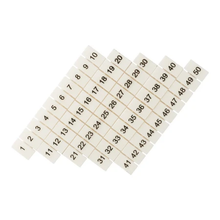 Маркеры для JXB-ST 4 с нумерацией 1-50 (100 шт.) EKF PROxima zb-st-4-1-50