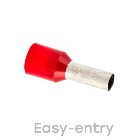 Наконечник штыревой втулочный изолированный НШвИ 10,0-12 (50шт.) EKF PROxima nhvi-10.0-12