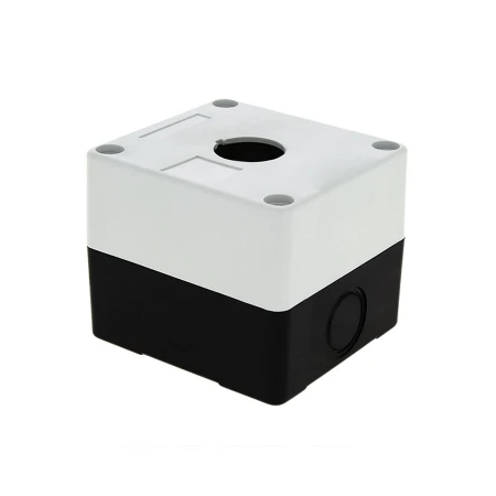 Корпус КП101 пластиковый 1 кнопка белый EKF PROxima cpb-101-w