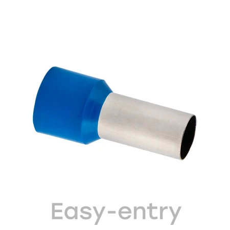 Наконечник штыревой втулочный изолированный НШвИ 50,0-20 (50шт.) EKF PROxima nhvi-50.0-20