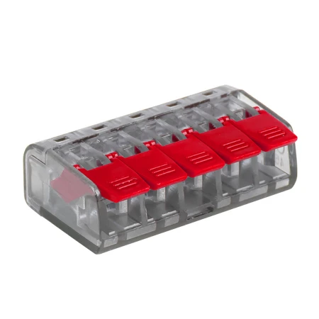 Клемма СМК 221-415 5 отверстий 0.2-4.0 мм2 (50шт.) EKF PROxima plc-smk-221-415