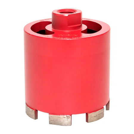 Коронка алмазная для дрелей с микроударом (верхнее пылеудаление) DCH-82MHS Micro Hit Laser M16 EKF Professional dch-82-mhs-m16