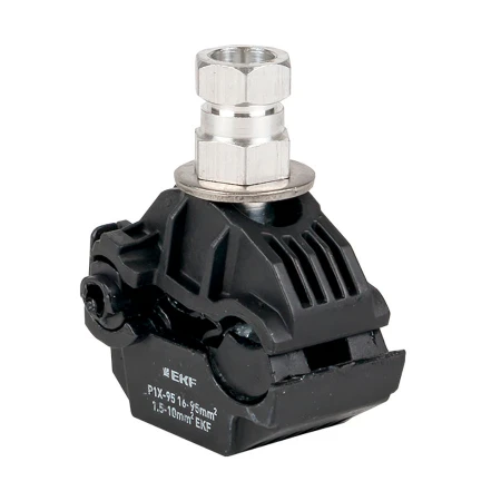 Зажим прокалывающий ответвительный P1X-95 16-95 мм2 / 1,5-10 мм2 инд. упак. EKF PROxima p-1x-95-r