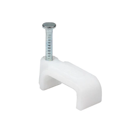 Скоба крепежная квадратная (плоская) (14мм.) (50шт.) EKF PROxima plcn-ss-14