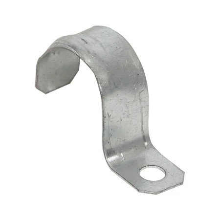 Скоба металлическая однолапковая d25-26 мм (10 шт) EKF PROxima sm-1-25-26-r