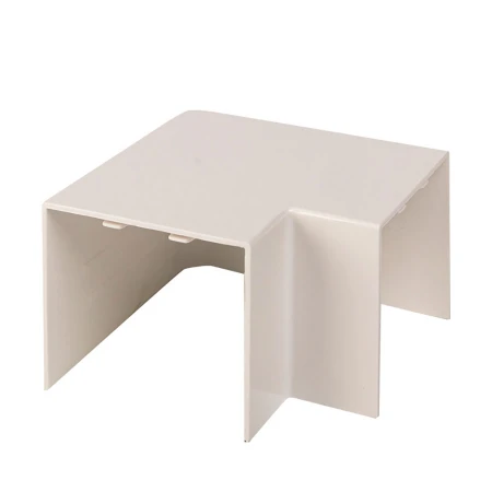 Поворот 90 гр. (60х60) (4 шт) белый EKF-Plast abw-60-60x4