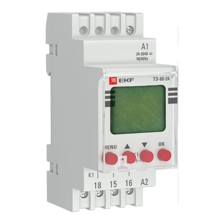Таймер электронный ТЭ-80 24-230В EKF PROxima te-80-24