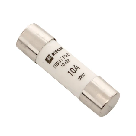 Плавкая вставка цилиндрическая ПВЦ (10х38) 10А EKF PROxima pvc-10x38-10