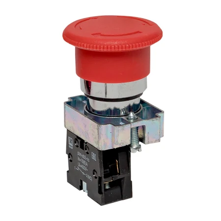Кнопка BS542 поворотная красная грибок NC EKF PROxima xb2-bs542