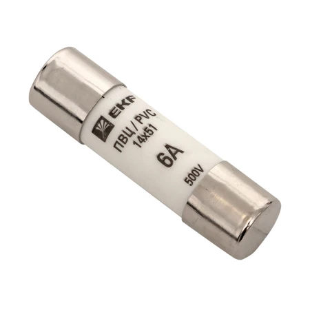 Плавкая вставка цилиндрическая ПВЦ (14х51) 6А EKF PROxima pvc-14x51-6
