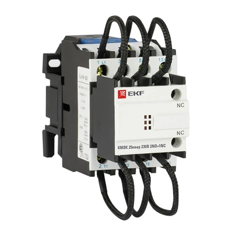 Контактор для конденсатора КМЭК 25квар 230В 2NО+1NC EKF PROxima ctrk-s-63-25-230