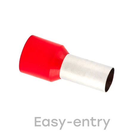 Наконечник штыревой втулочный изолированный НШвИ 35,0-16 (50шт.) EKF PROxima nhvi-35.0-16