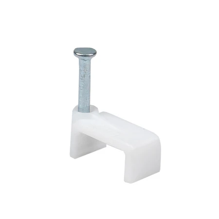 Скоба крепежная квадратная (плоская) (12мм.) (50шт.) EKF PROxima plcn-ss-12