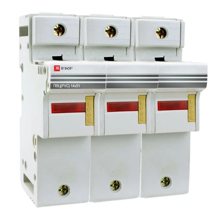 Предохранитель-разъединитель для ПВЦ 14x51 3P (с индикацией) EKF PROxima pr-14-51-3