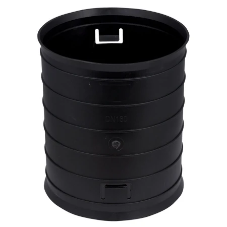 Муфта быстросъемная для двустенных труб d160 мм черная EKF-Plast CQR160