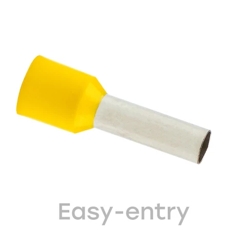 Наконечник штыревой втулочный изолированный НШвИ 6,0-12 (50шт.) EKF PROxima nhvi-6.0-12