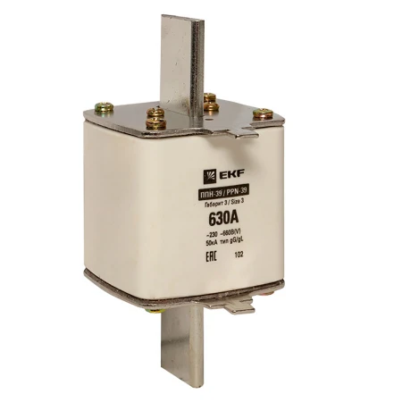 Плавкая вставка ППН-39 630/630А габарит 3 EKF PROxima fus-39/630