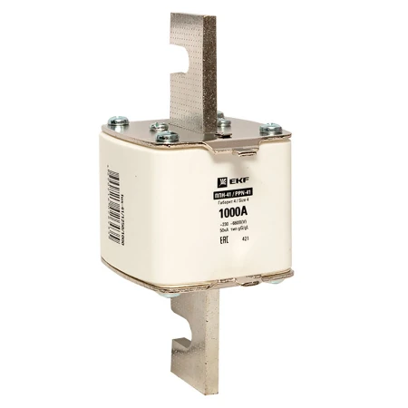Плавкая вставка ППН-41 1250/1000А габарит 4 EKF PROxima fus-41/1250/1000
