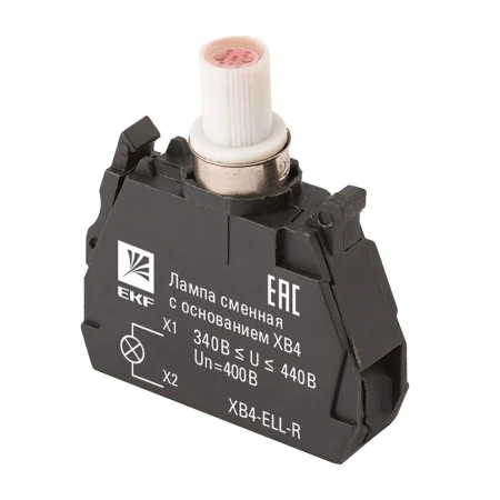 Лампа сменная c основанием XB4 красная 400В EKF PROxima XB4-ELL-R