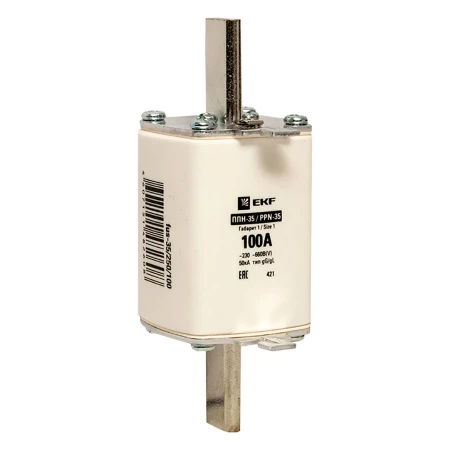 Плавкая вставка ППН-35 250/100А габарит 1 EKF PROxima fus-35/250/100