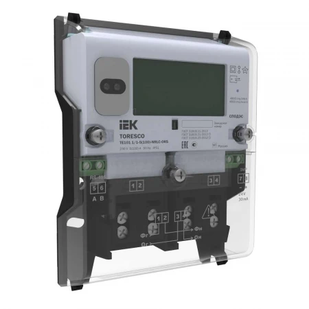 TORESCO Счетчик электрической энергии TE101 1/1-5(100)-NRLC-OG IEK TR-TE101-100-1-G