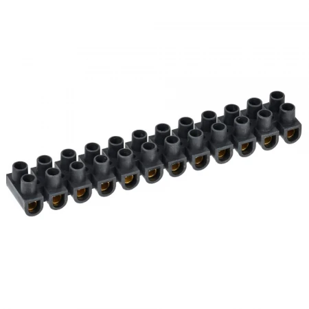 Зажим винтовой ЗВИ-20 н/г 4-10мм2 (2шт/блистер) черные IEK UZV5-020-06-2