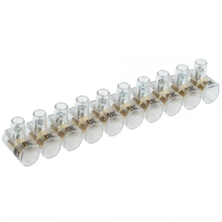 Зажим винтовой концевой изолированный КЗВИ 10мм2 (10x1)IEK UZVK-10-10