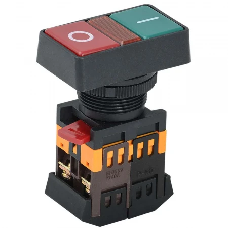 Кнопка РPВВ-30N "I-O" d=30мм неон/240В 1з+1р IEK BBD20-PPBB-K51