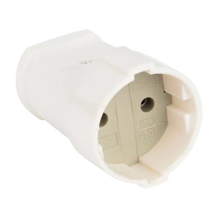 Гнездо штепсельное б/з бел. 10А 250В EKF PROxima ASG10-10