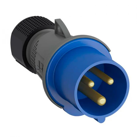 Вилка кабельная Easy&Safe 216EP6,16А,2P+E,IP44,6ч 2CMA101947R1000
