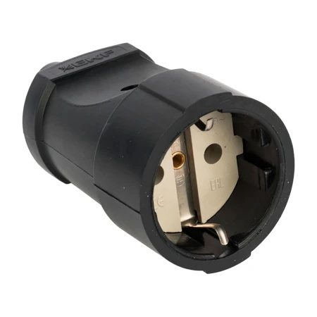 Гнездо штепсельное с/з черн. 16А 250В EKF PROxima ASG16-30