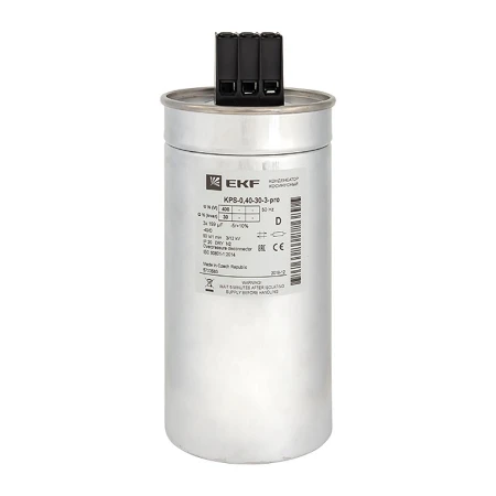 Конденсатор косинусный КПС-0,4-30-3 EKF PRO kps-0,4-30-3-pro