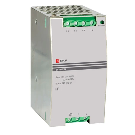 Блок питания 24В DR-120W-24 EKF PROxima dr-120w-24