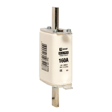 Плавкая вставка ППН-33 160/160А габарит 0 EKF PROxima fus-33-0/160