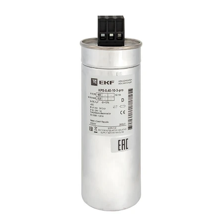 Конденсатор косинусный КПС-0,4-10-3 EKF PRO kps-0,4-10-3-pro