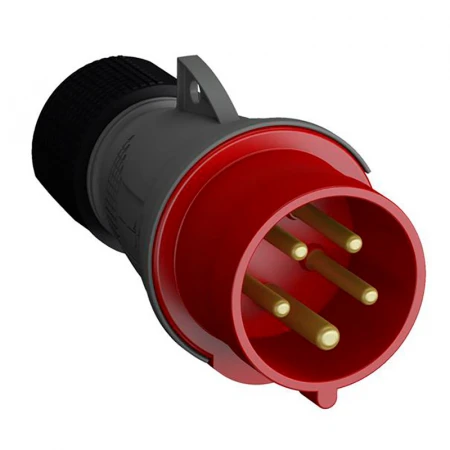 Вилка кабельная Easy&Safe 416EP6,16А,3P+N+E,IP44,6ч 2CMA101967R1000