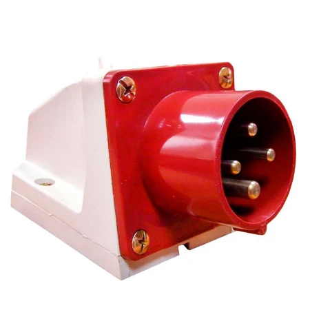 Вилка стационарная 524 3Р+РЕ 32А 380В IP44 EKF PROxima ps-524-32-380