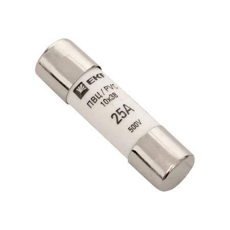 Плавкая вставка цилиндрическая ПВЦ (10х38) 25А EKF PROxima pvc-10x38-25