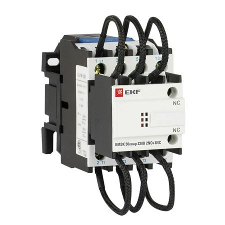 Контактор для конденсатора КМЭК 50квар 230В 2NО+1NC EKF PROxima ctrk-s-110-50-230