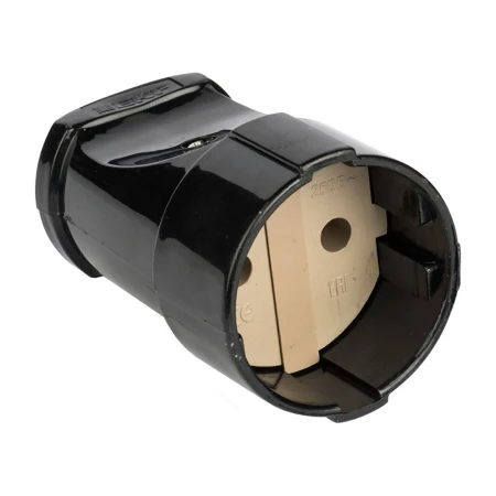 Гнездо штепсельное б/з черн. 10А 250В EKF PROxima ASG10-30