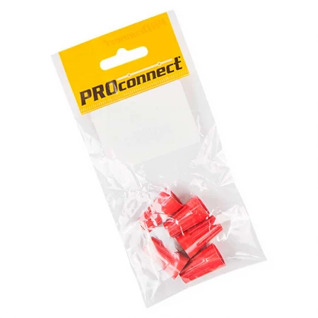 Соединительный изолирующий зажим PROconnect "СИЗ-5", 4,0-13,5 мм², красный, 5 шт. 07-5215-5-9