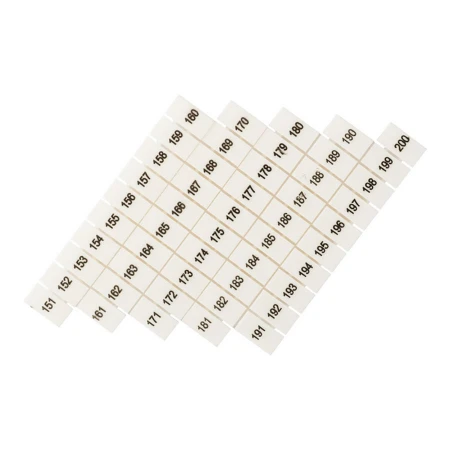 Маркеры для JXB-ST 2,5 с нумерацией 150-200 (100 шт.) EKF PROxima zb-st-2.5-150-200