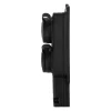 Колодка каучуковая 2 гнезда с крышкой черная, с/з, 16А, IP44, PROconnect 111-112-4 Колодка каучуковая 2 гнезда с крышкой черная, с/з, 16А, IP44, PROconnect 111-112-4