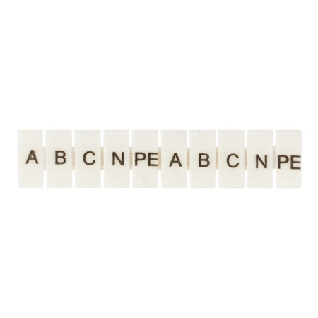 Маркеры для JXB-ST 6 с символами "A, B, C, N, PE" (100 шт.) EKF PROxima zb-st-6-A-PE