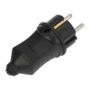Вилка прямая влагозащищенная 2P+PE 230V, 16 А, IP44 каучук PROconnect 111-001-4 Вилка прямая влагозащищенная 2P+PE 230V, 16 А, IP44 каучук PROconnect 111-001-4